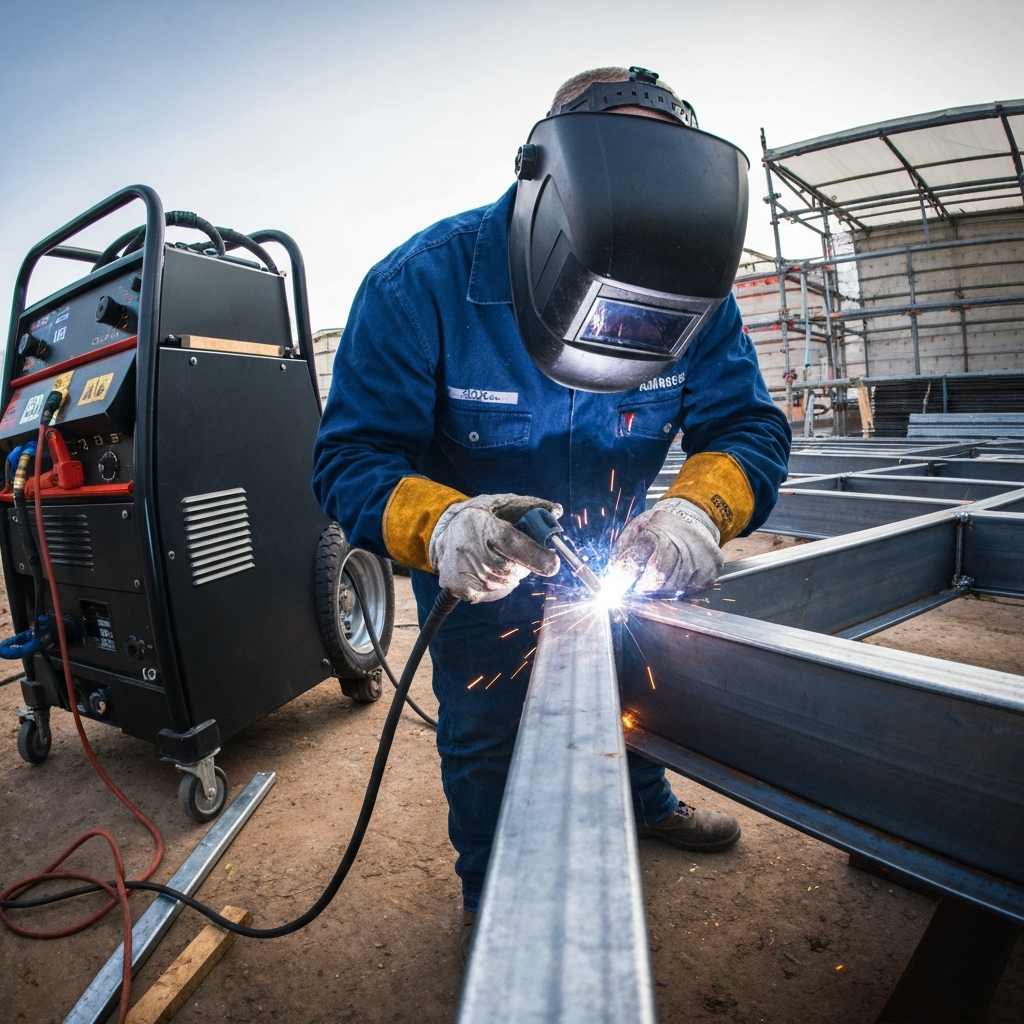 Mobile Welding Job Site