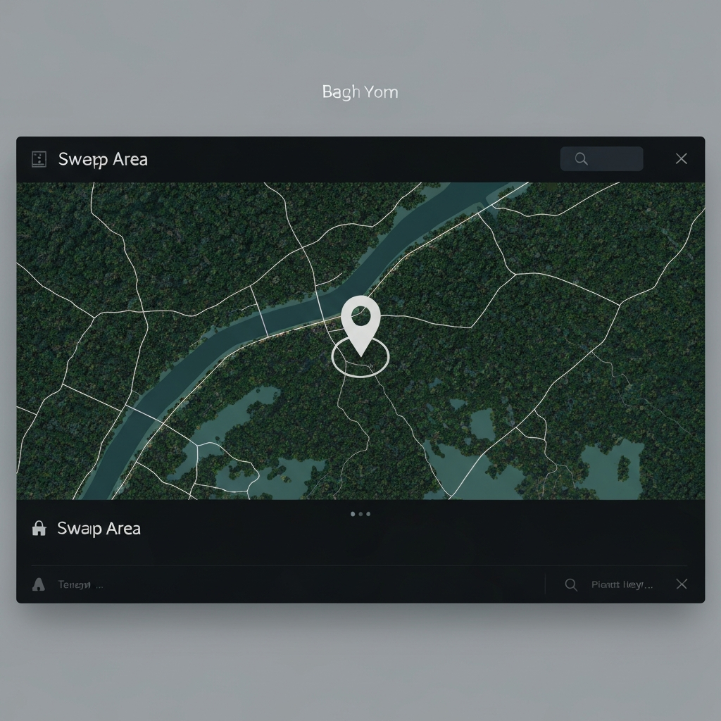 Map location of Champagne's Cajun Swamp Tours on Lake Martin