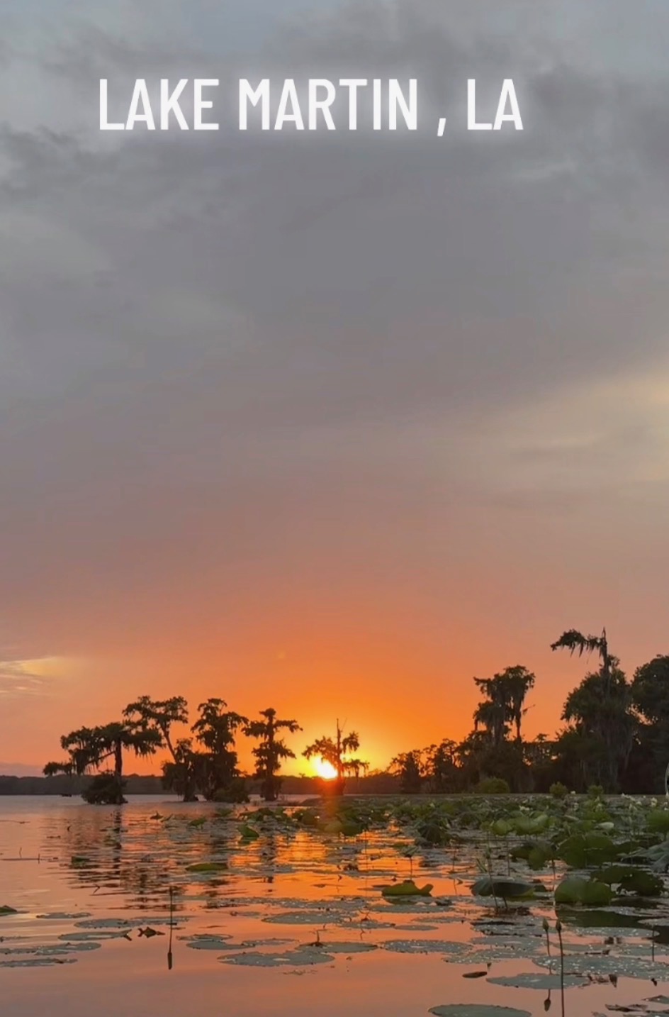 Sunset over Lake Martin