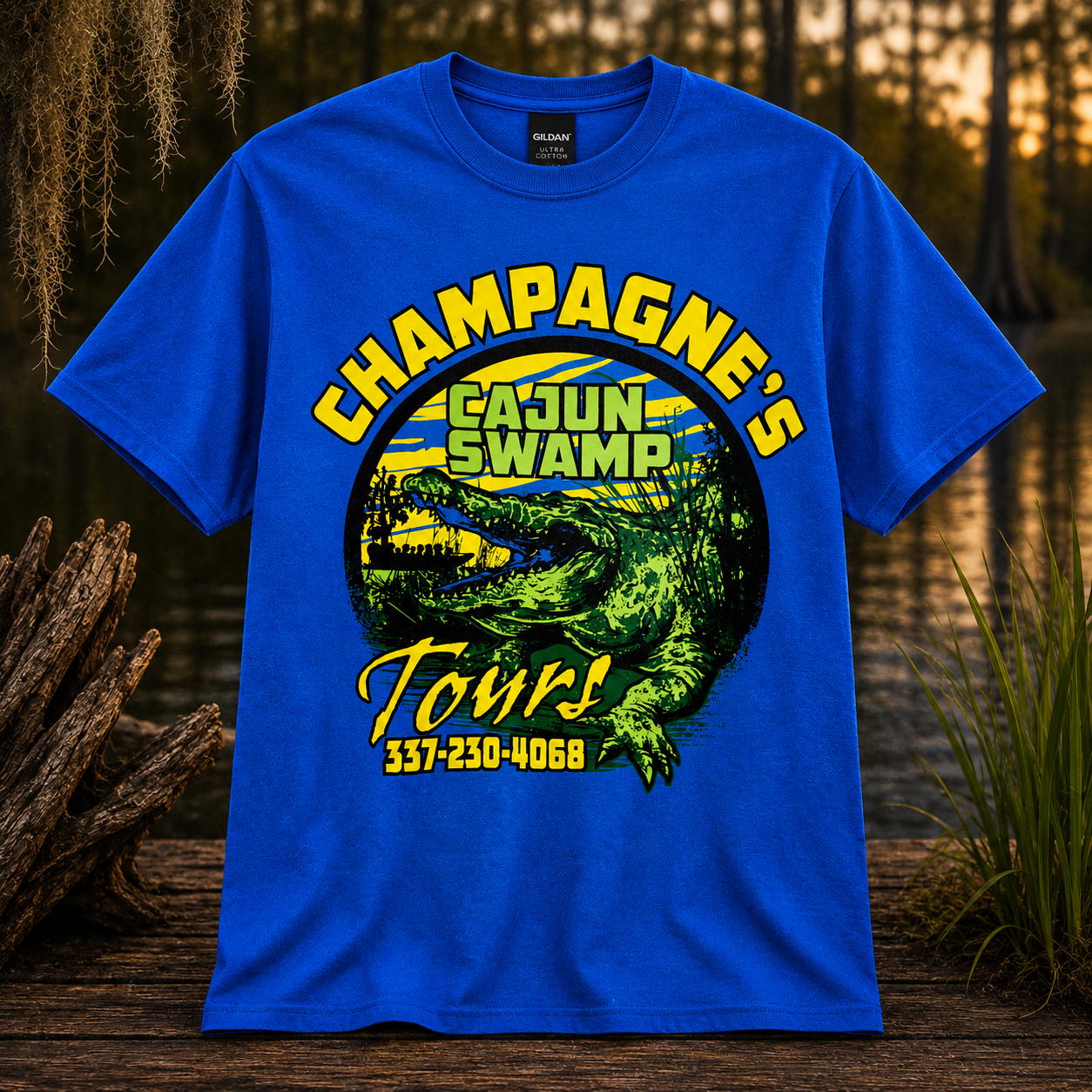 Blue Swamp Tours Tee