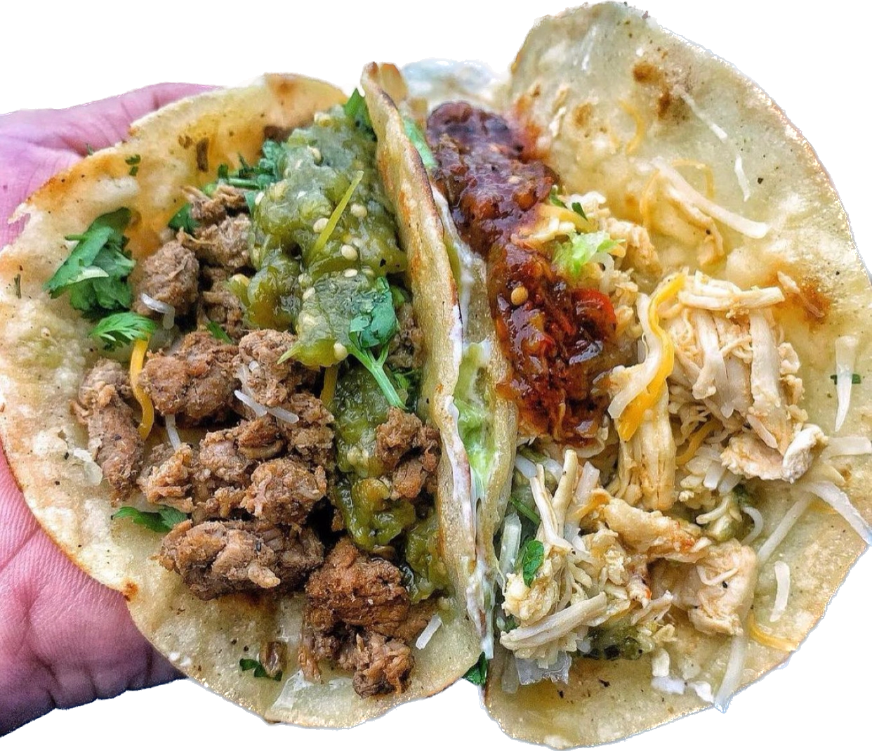 Tacos at Taco Mell — fresh Mexican food on Crenshaw Blvd