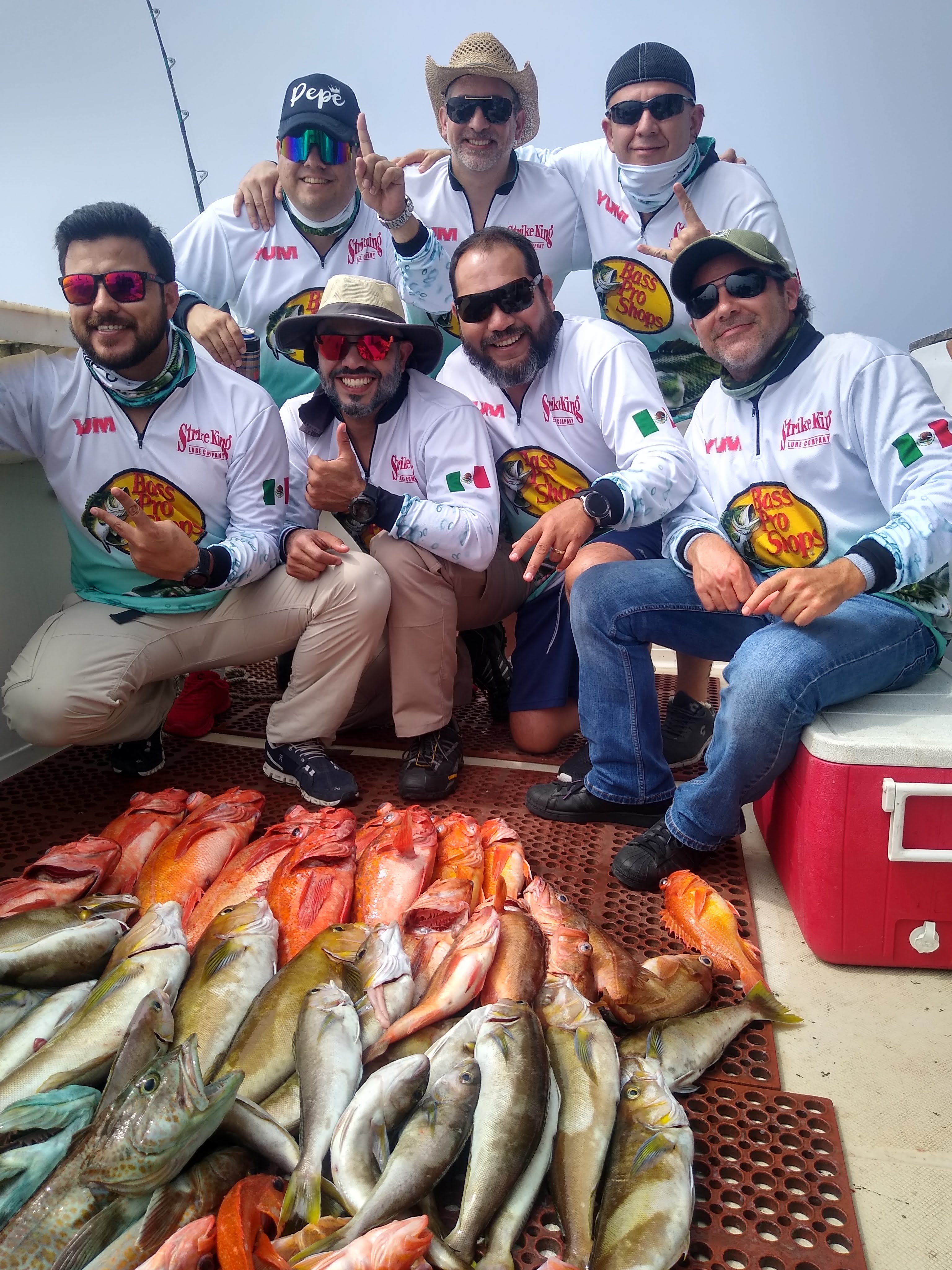 Angler with Mahi Mahi on Ensenada Fishing Charter
