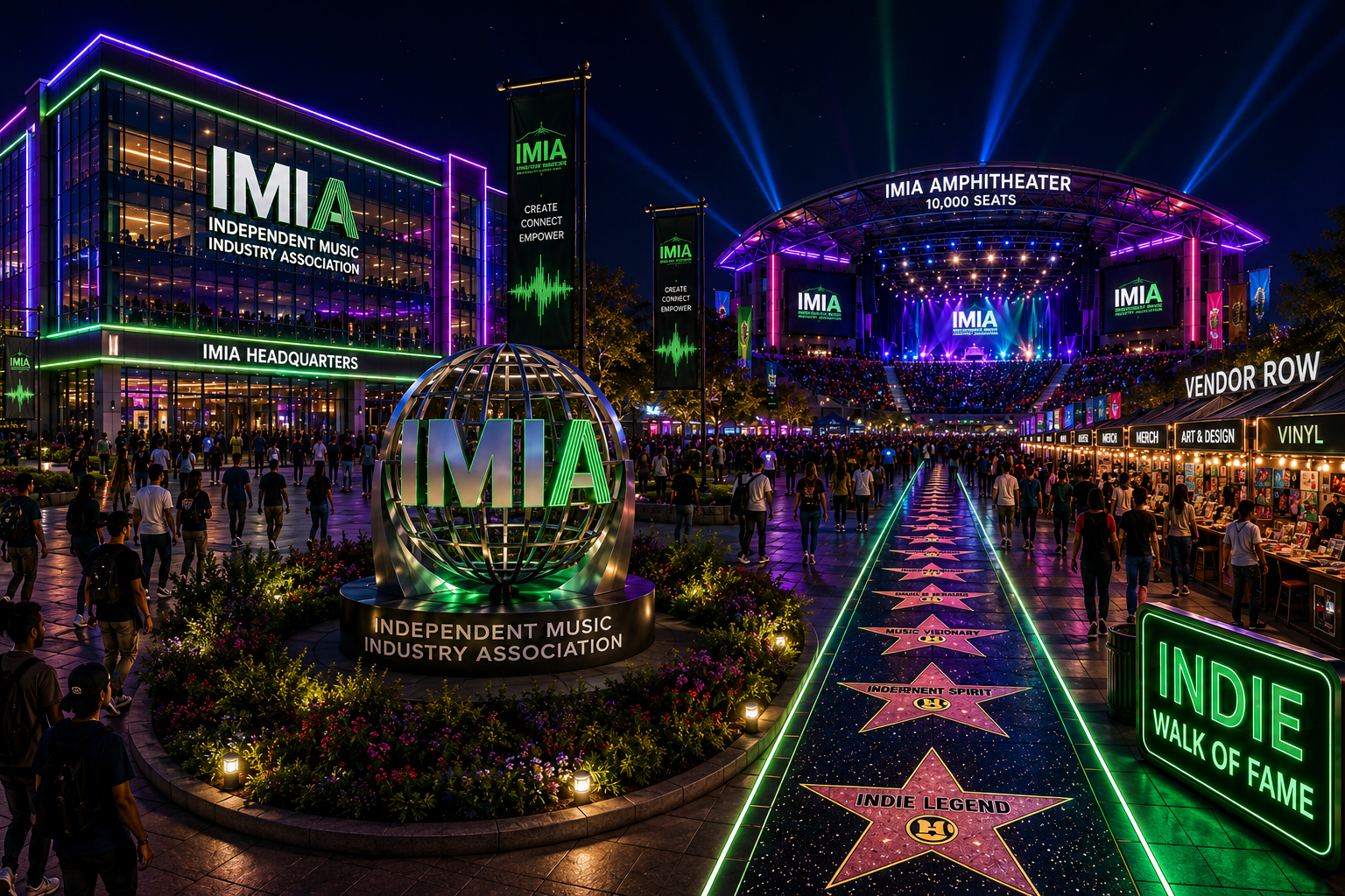 IMIA Dream Campus - Night View
