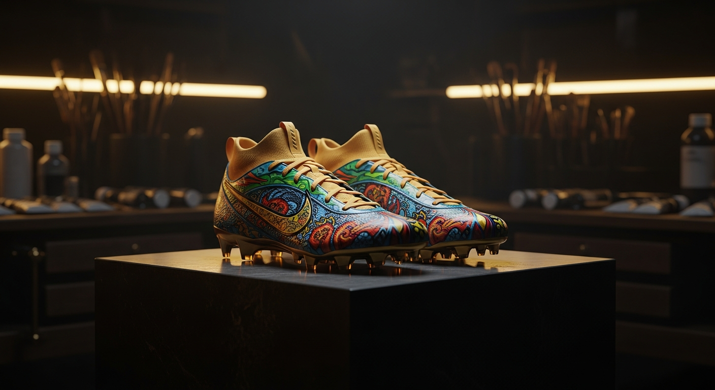 Custom cleats in studio