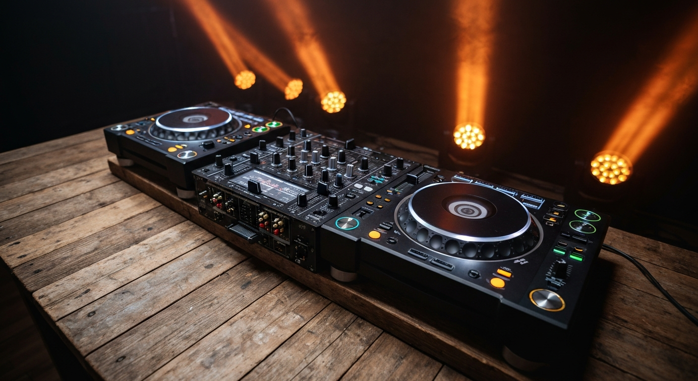 DJ Setup Background