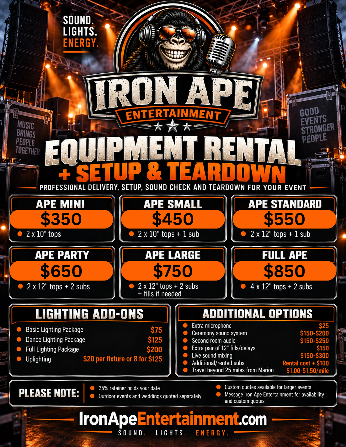 Equipment Rental Setup