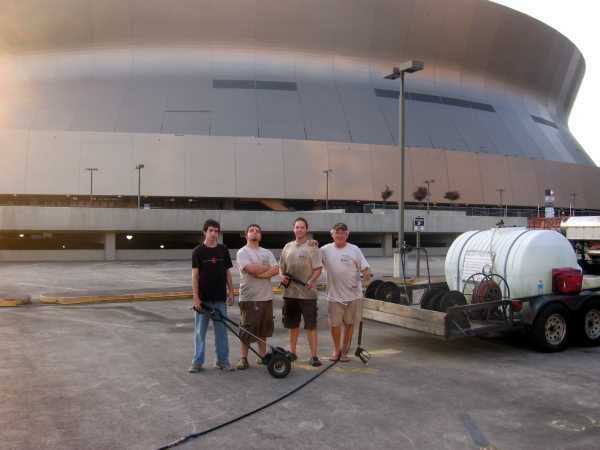 Louisiana Superdome - Cleaned by Mid City Power Wash