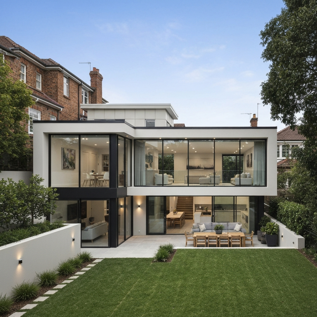 Home extension and open-plan living inspiration in Sydney