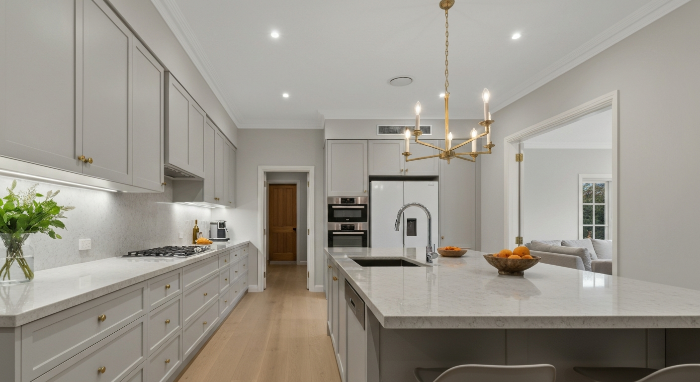 Kitchen renovation project by Sydney builders BH Building Group