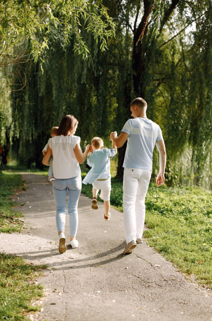 Family walking