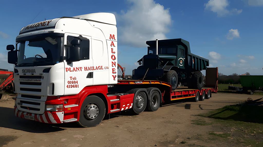 Low loader transport vehicles