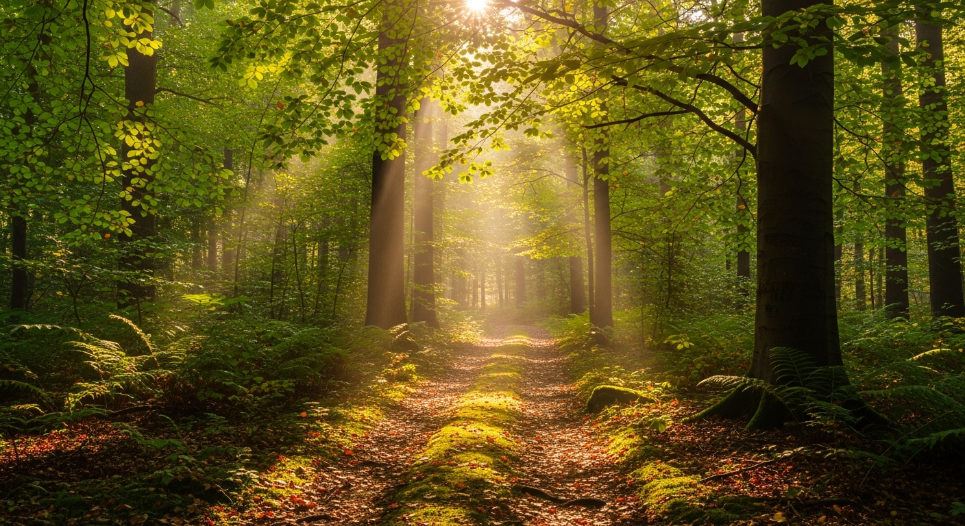 Calming nature path