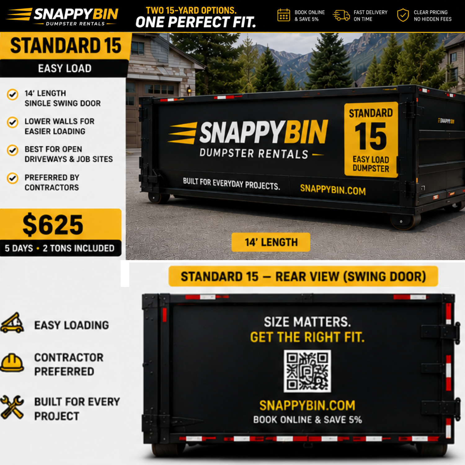 Snappy Bin Standard 15