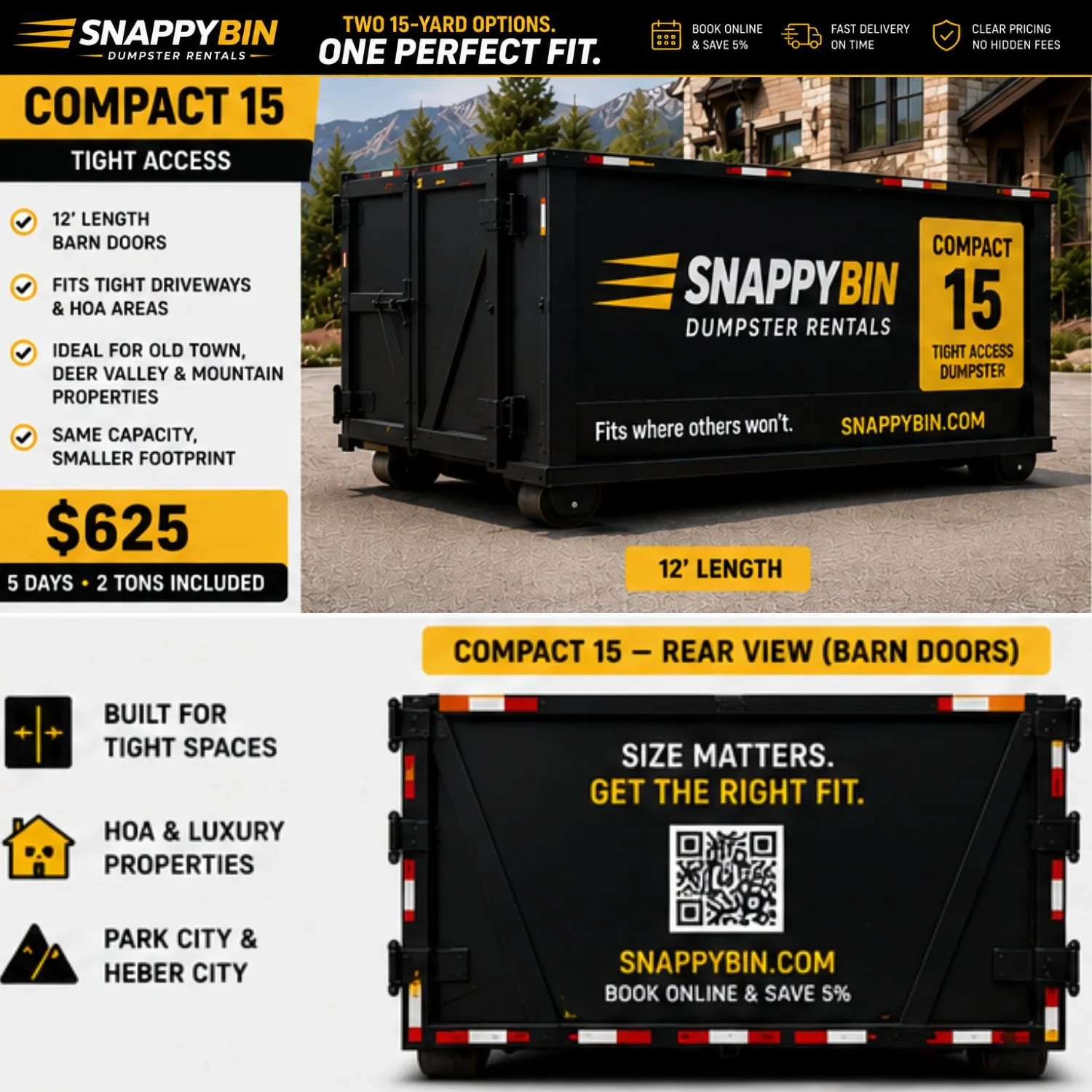 Snappy Bin Compact 15