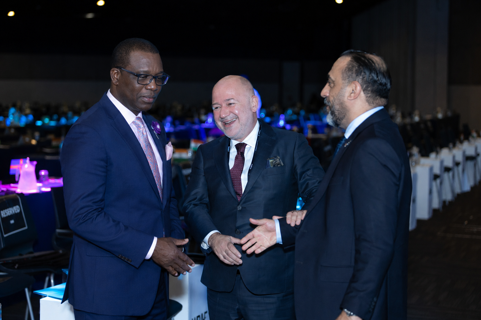 Business partnership handshake