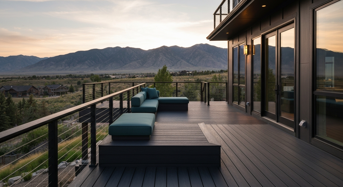 Beautiful custom deck in Utah