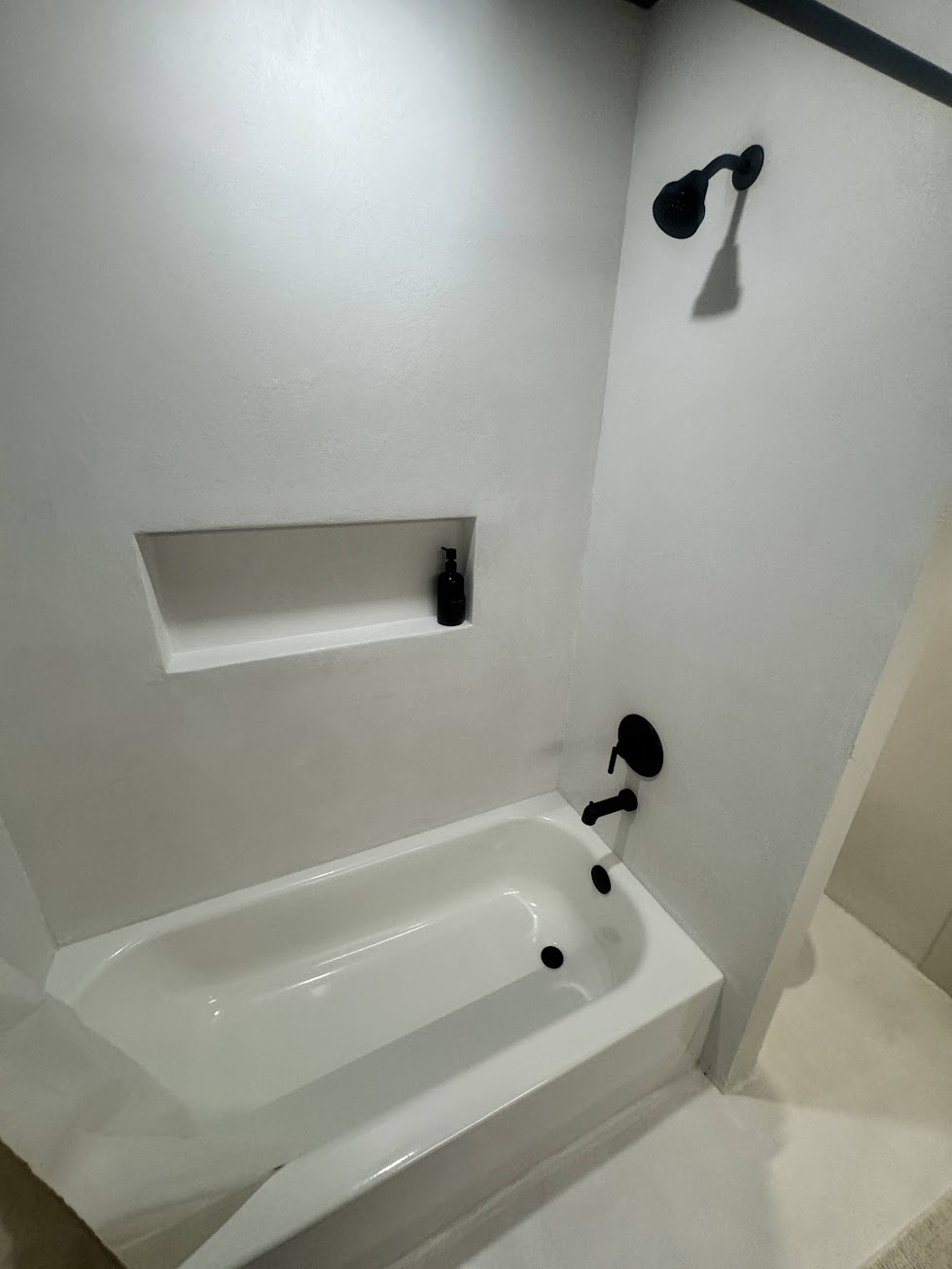 Luxury Bathtub and Shower Combo