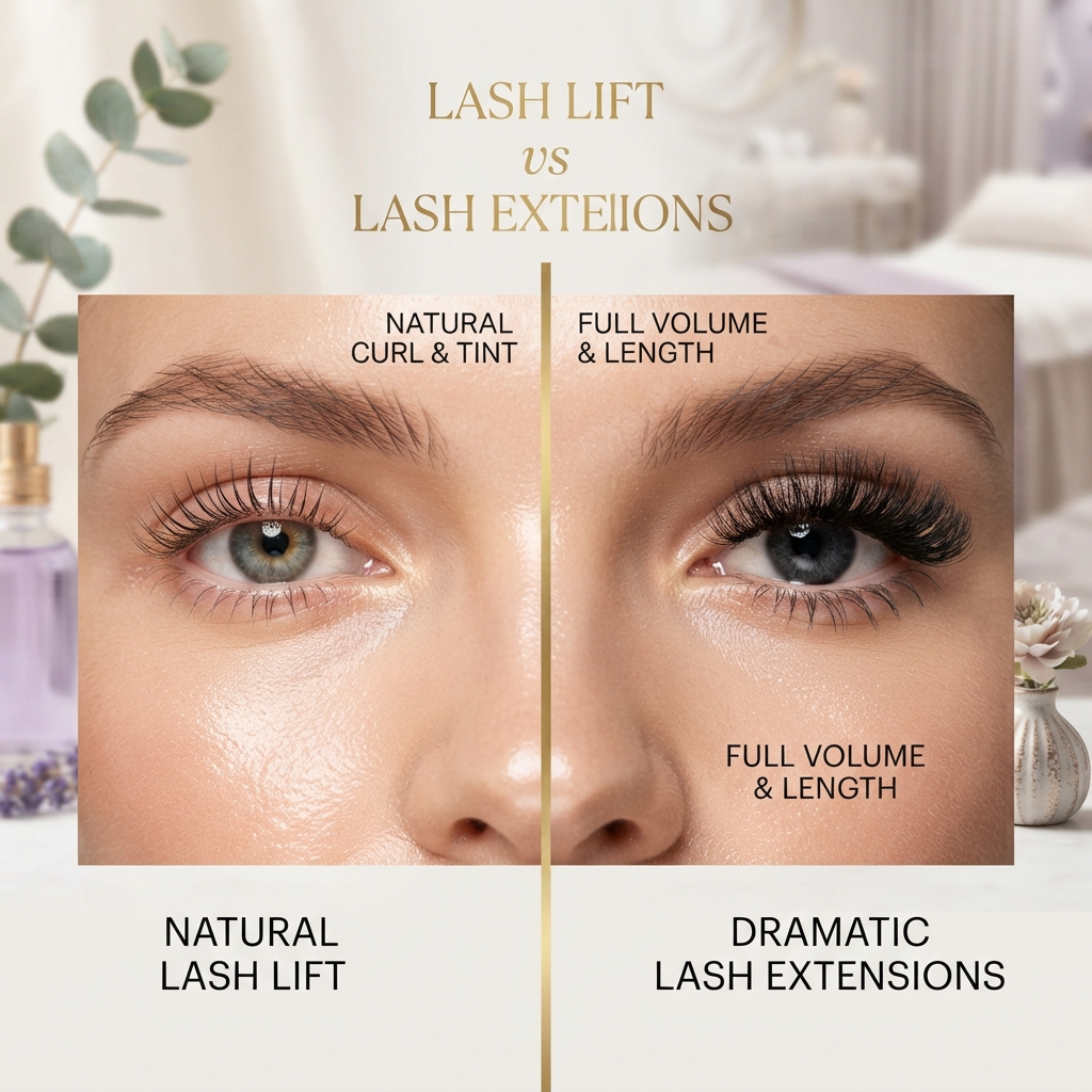 Lash Lift vs. Lash Extensions: Which Is Better for You? (Complete Calgary Guide)