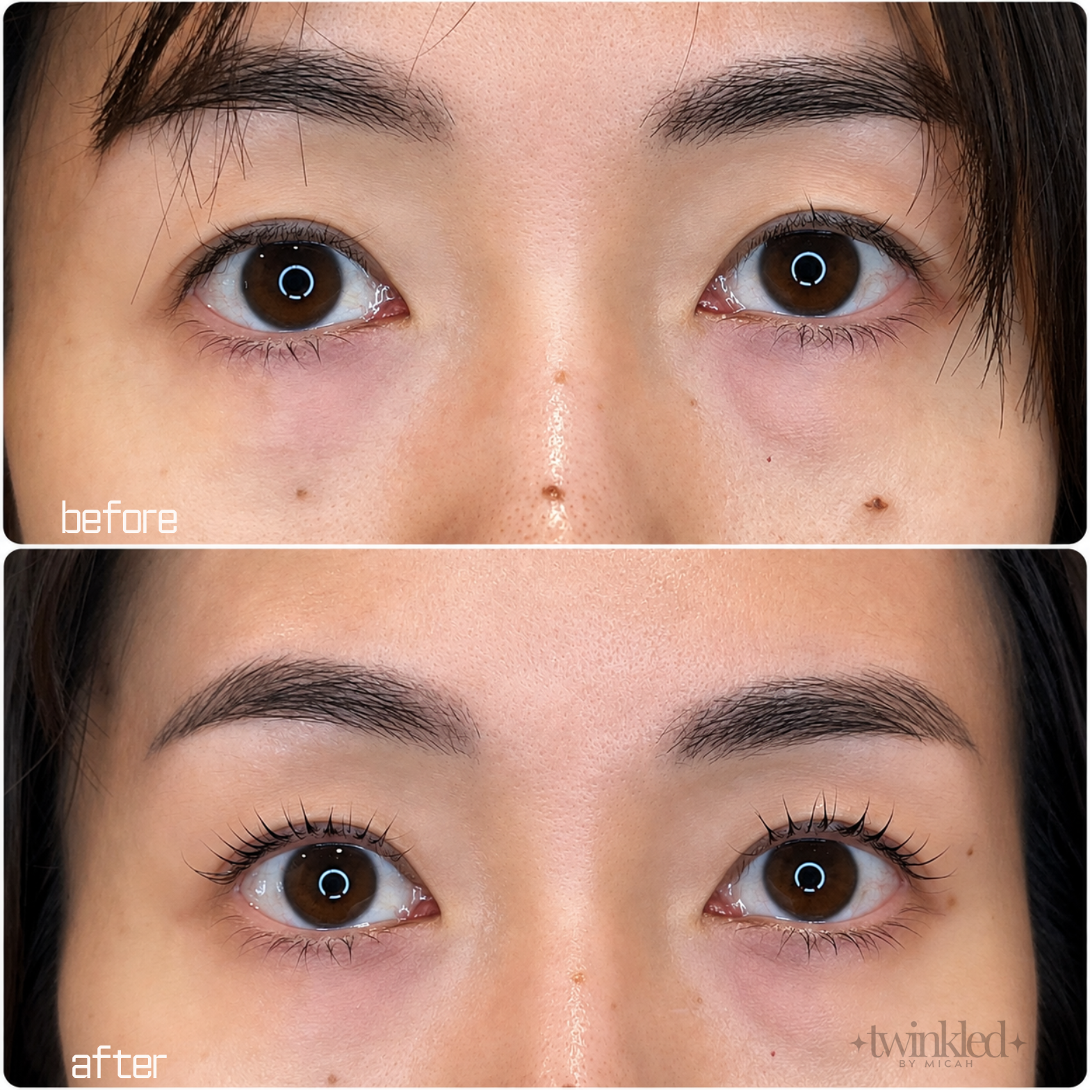 Before & After Lift & Tint