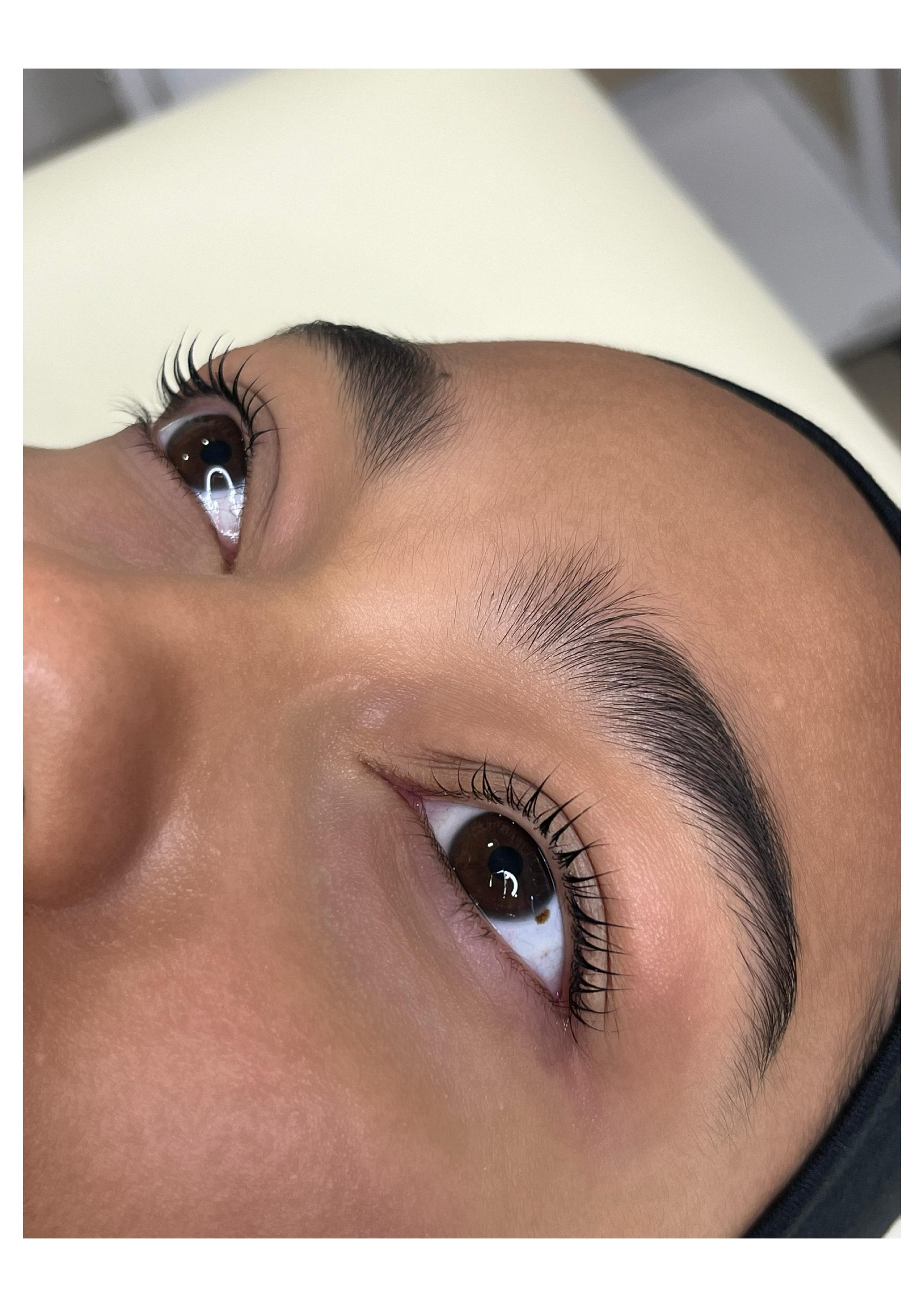 Beautiful lash lift results by Twinkled by Micah