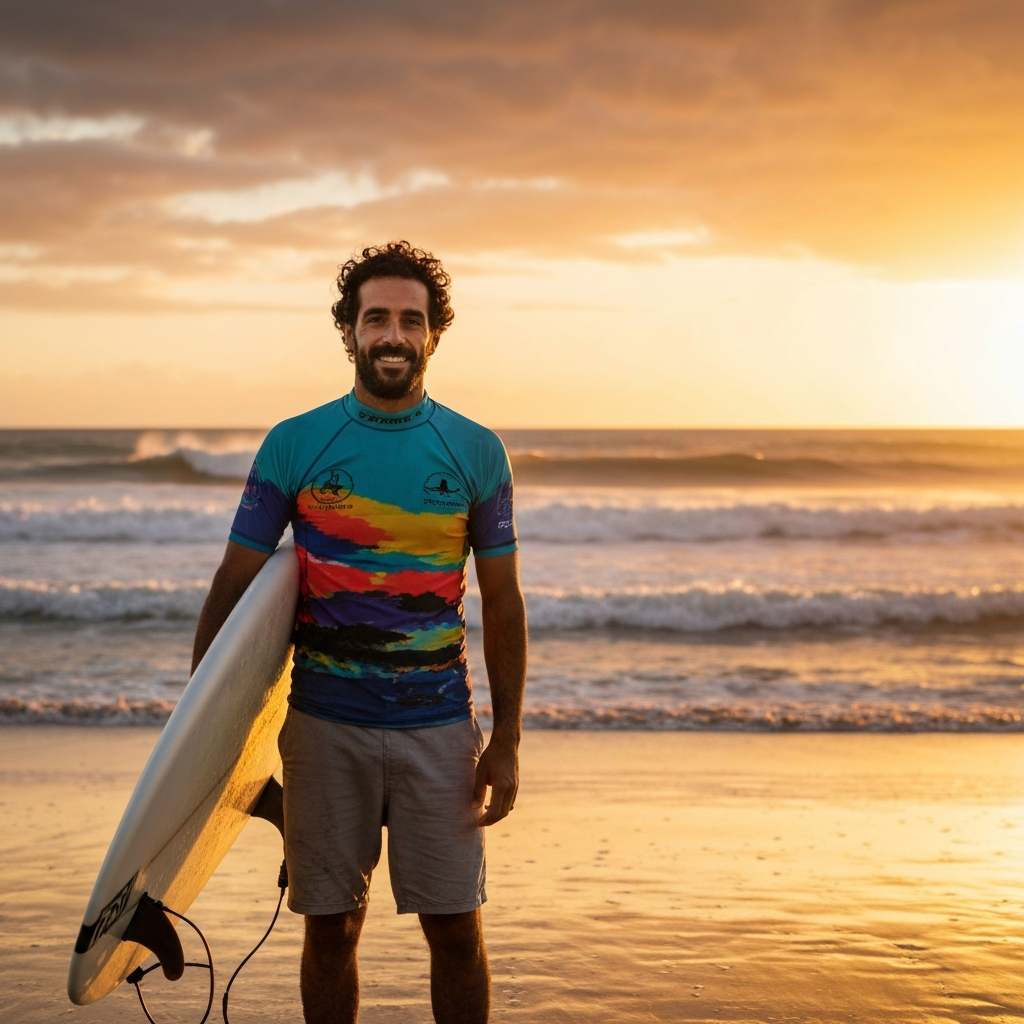 Mohammed and the Golven Surf Team