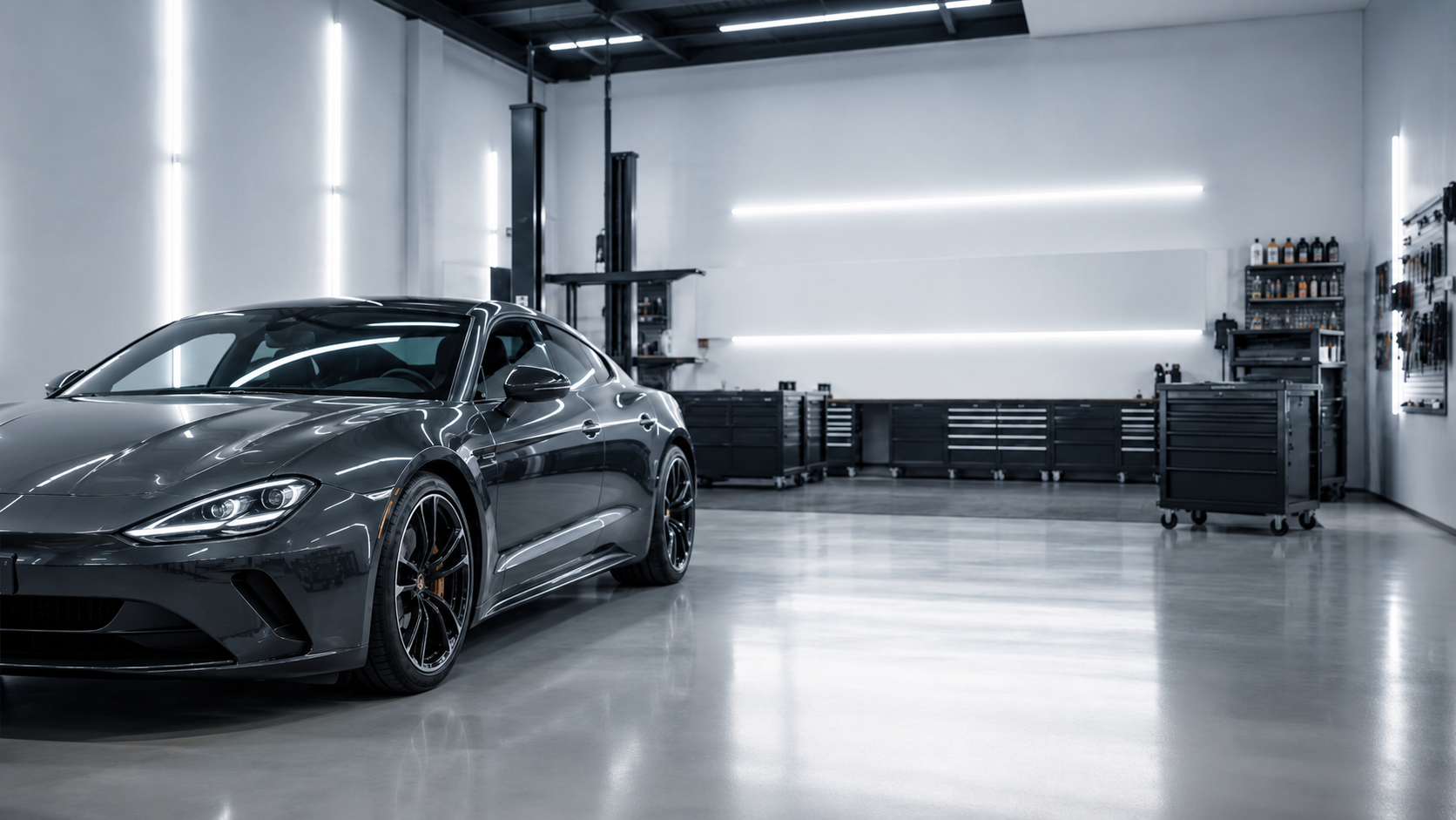 Modern auto shop