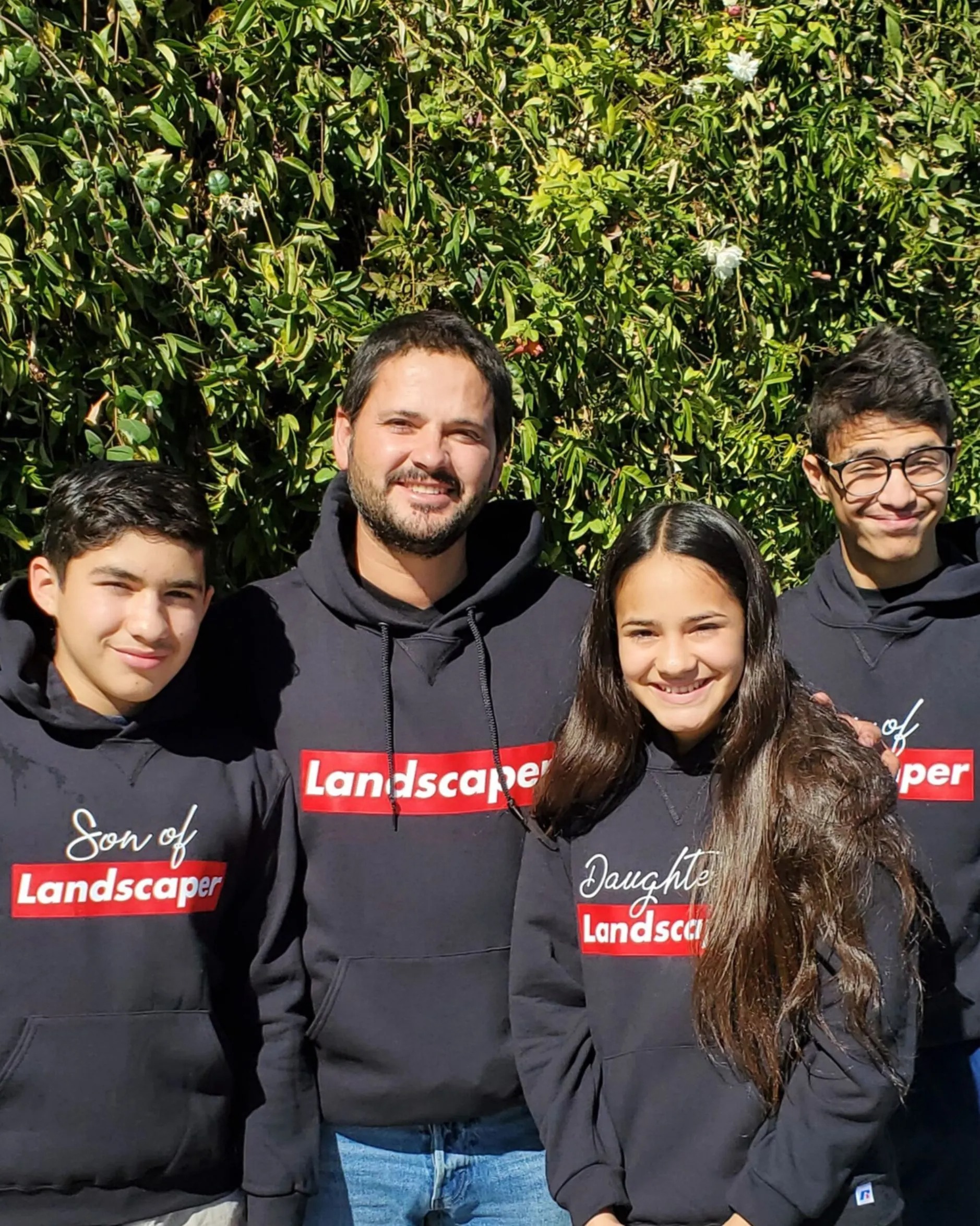 Blas and Family - Results Landscape Services