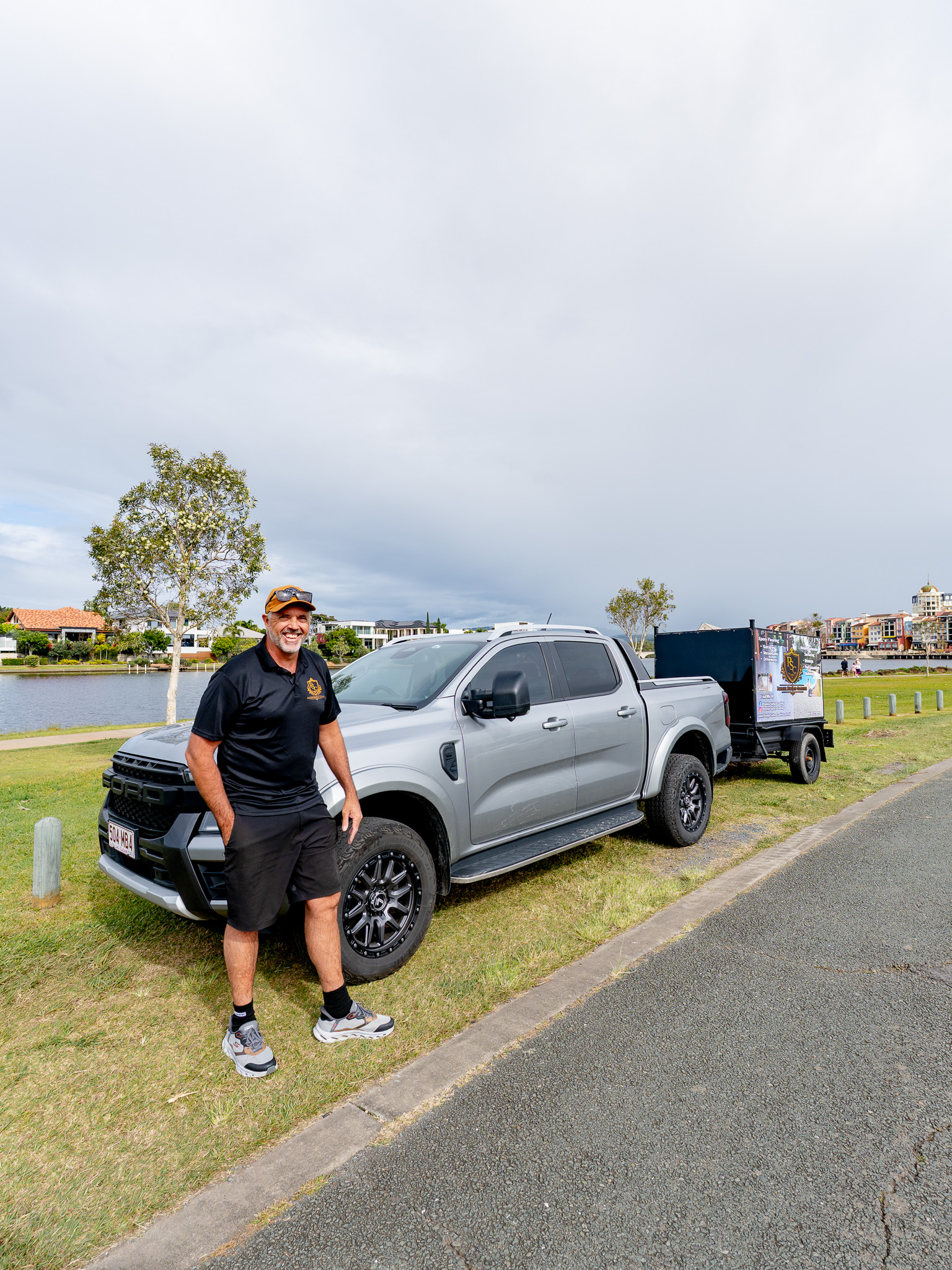Shane Smith, owner of Premier Surface Coatings, providing local epoxy flooring services across the Gold Coast