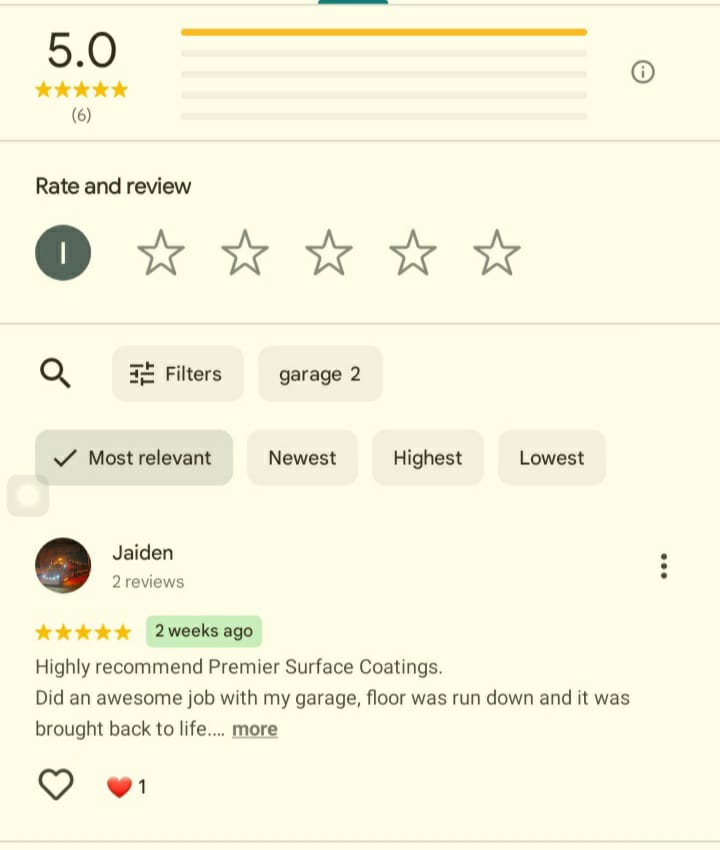 Google Review from Jaiden