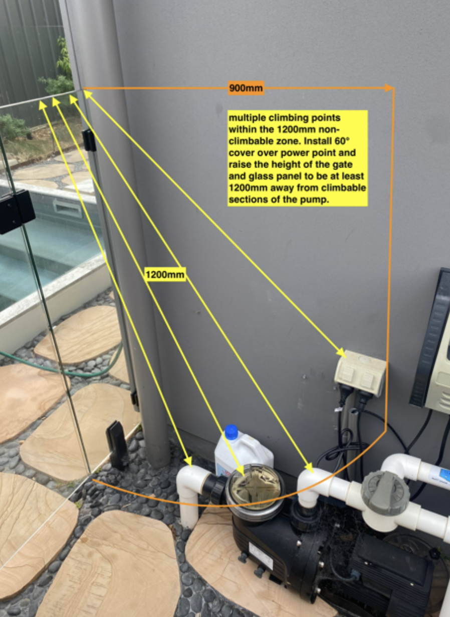 Before pool compliance rectification
