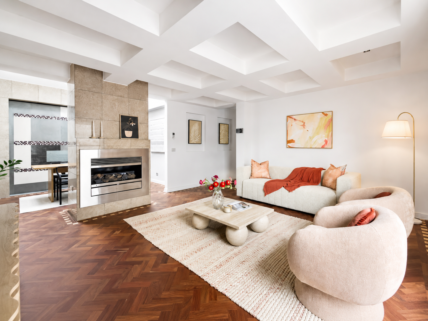 Modern Fireplace Lounge