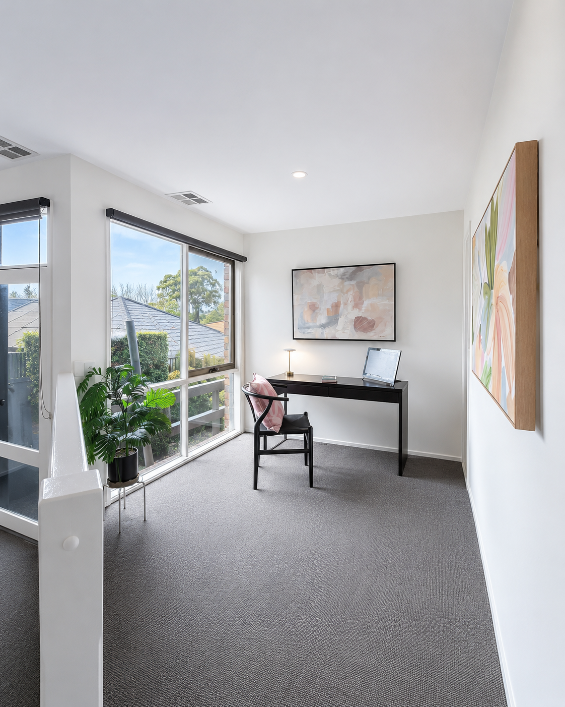 Sunlit Home Office Study