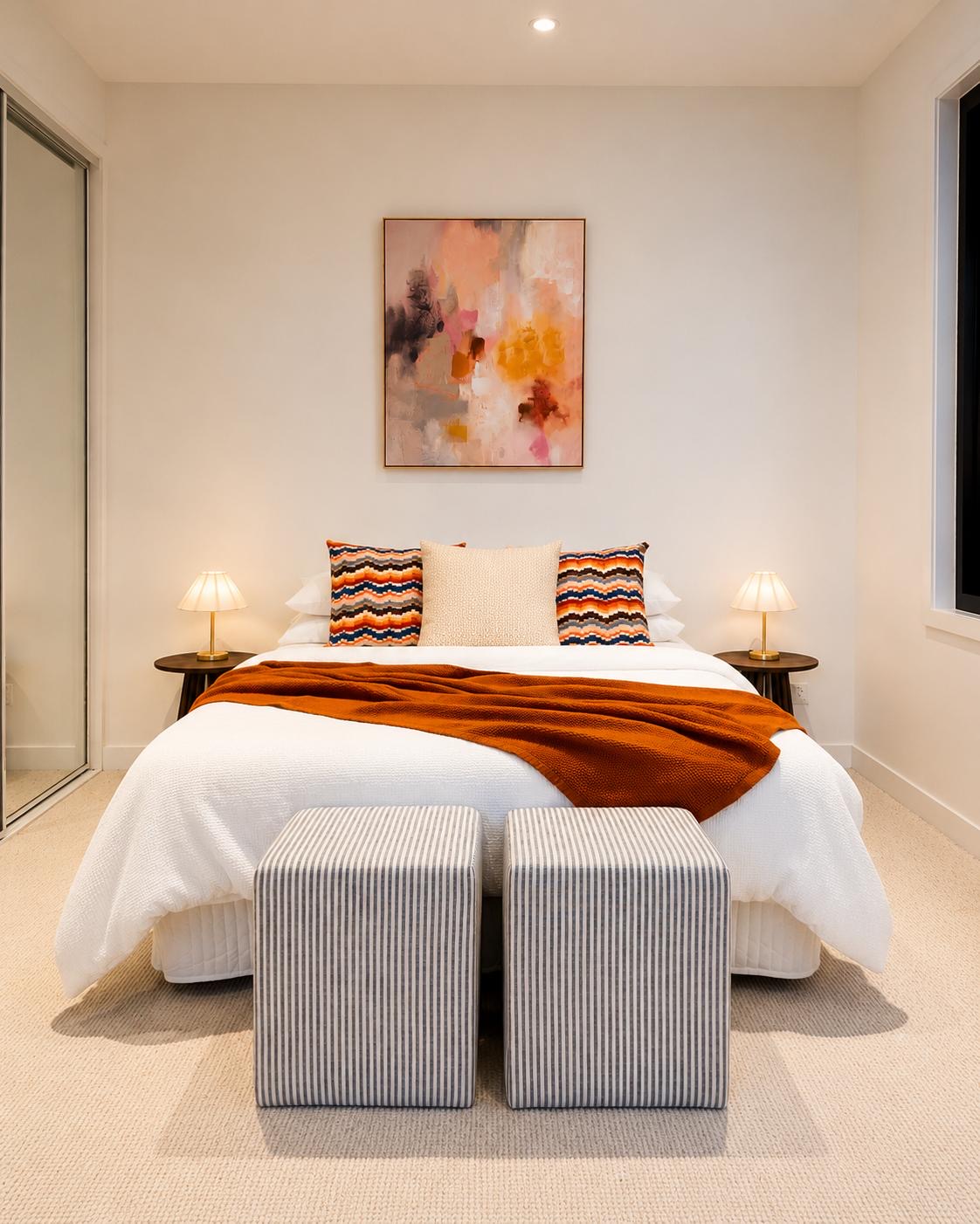Warm Styled Bedroom