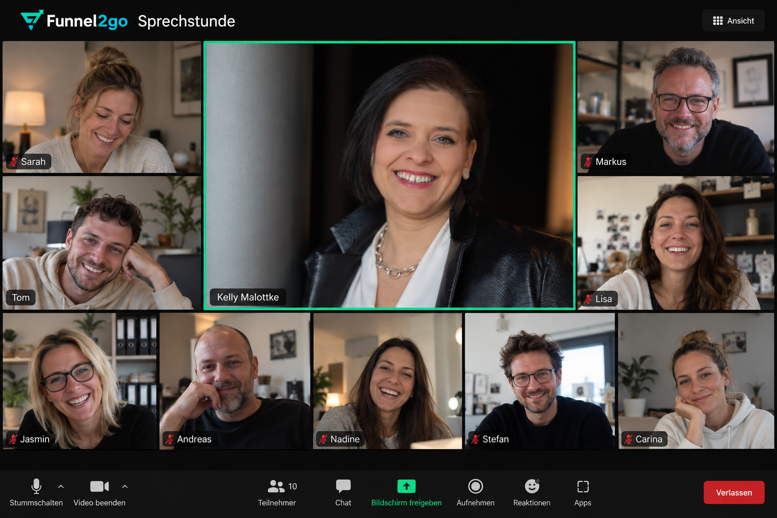 Funnel2Go Wöchentliche Sprechstunde