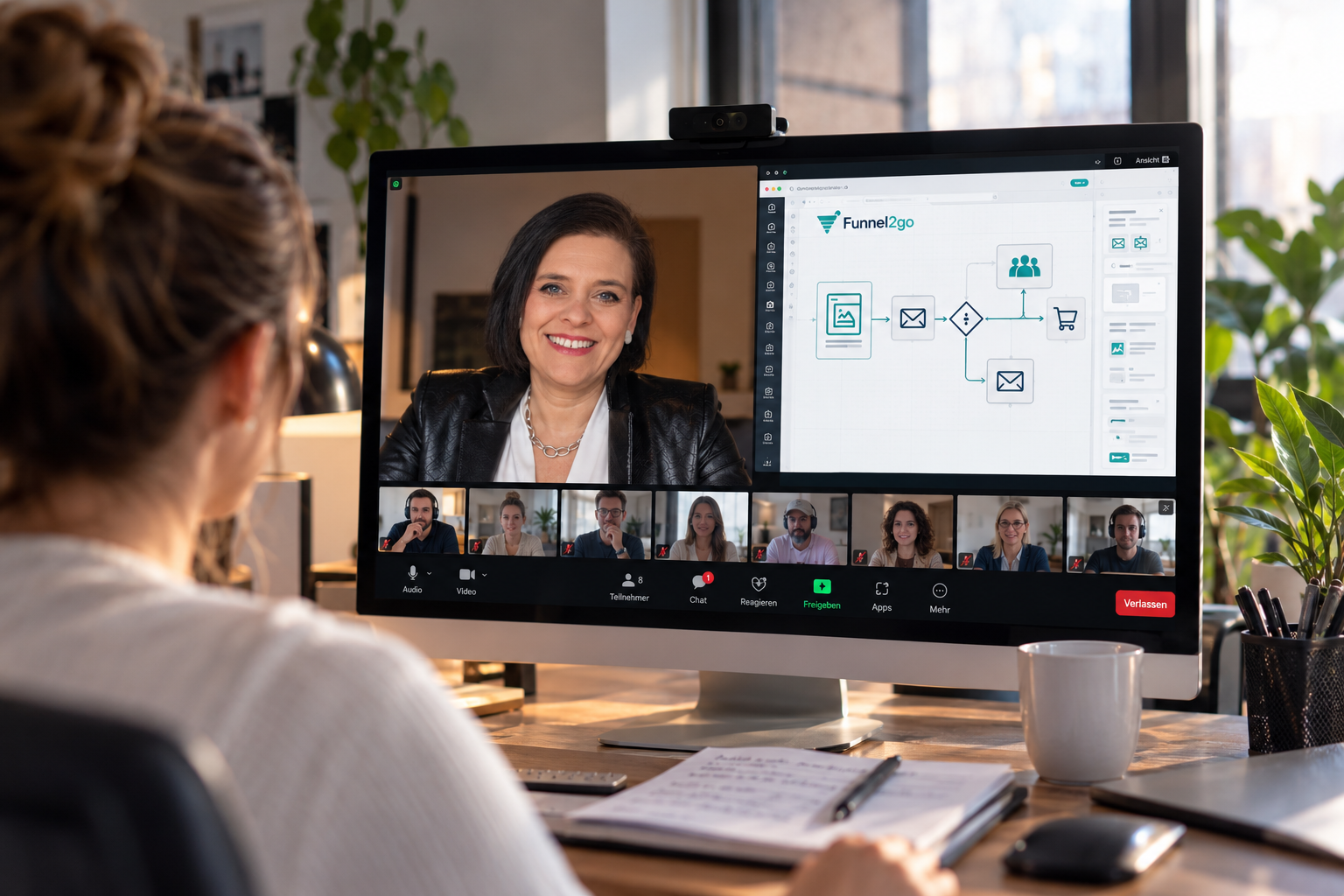 Funnel2Go Wöchentliche Gruppensprechstunde