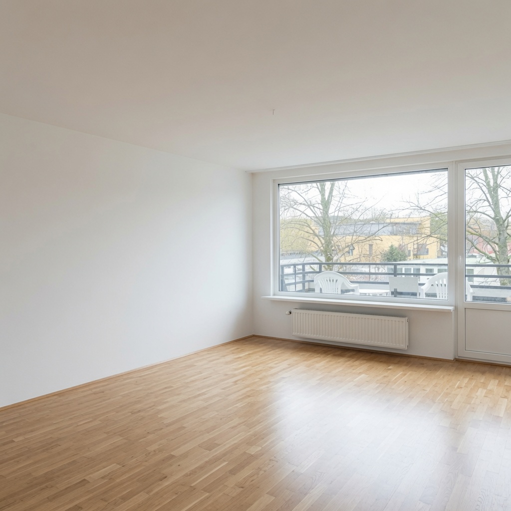 Malerbetrieb Karadayi bei einem sauberen Innenanstrich in einem Wohnzimmer in Gelsenkirchen