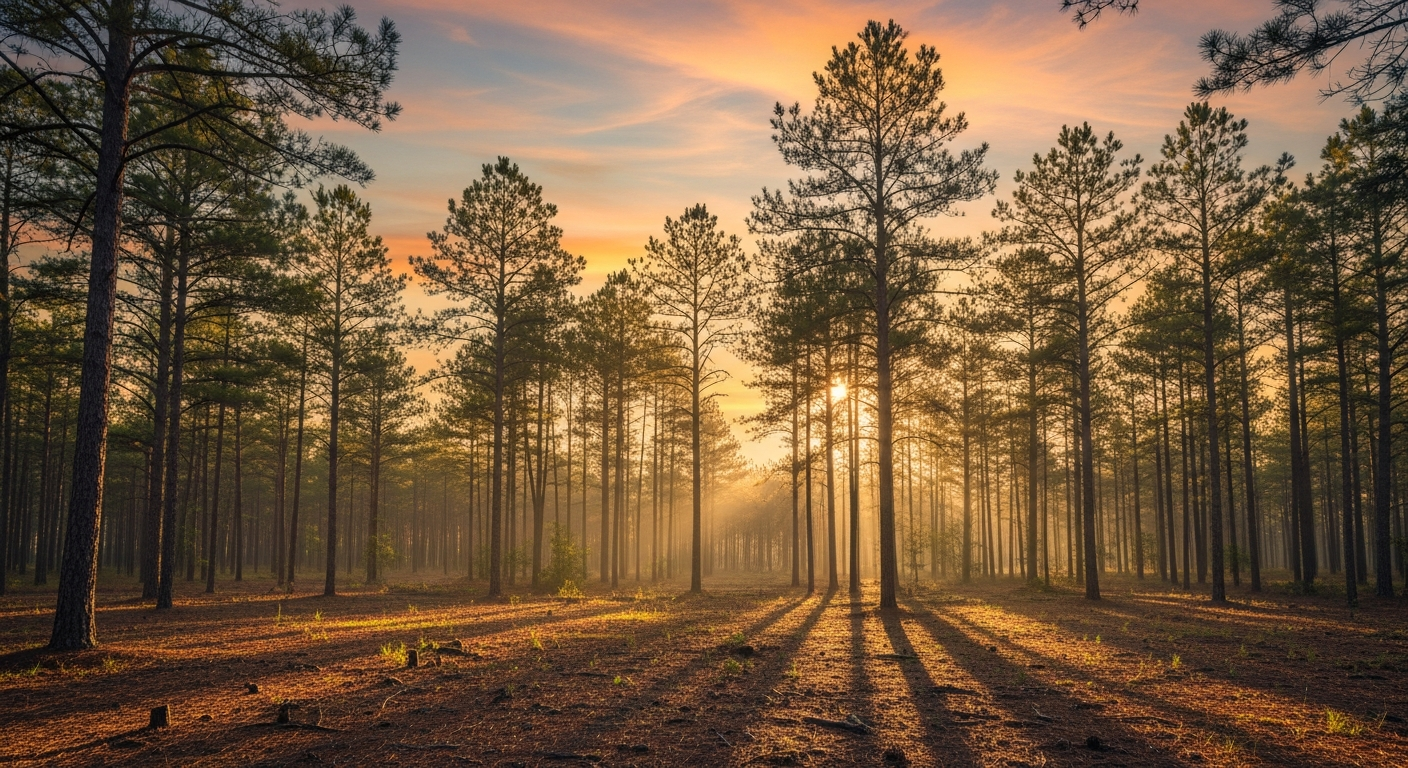 East Texas Landscape Hero Background