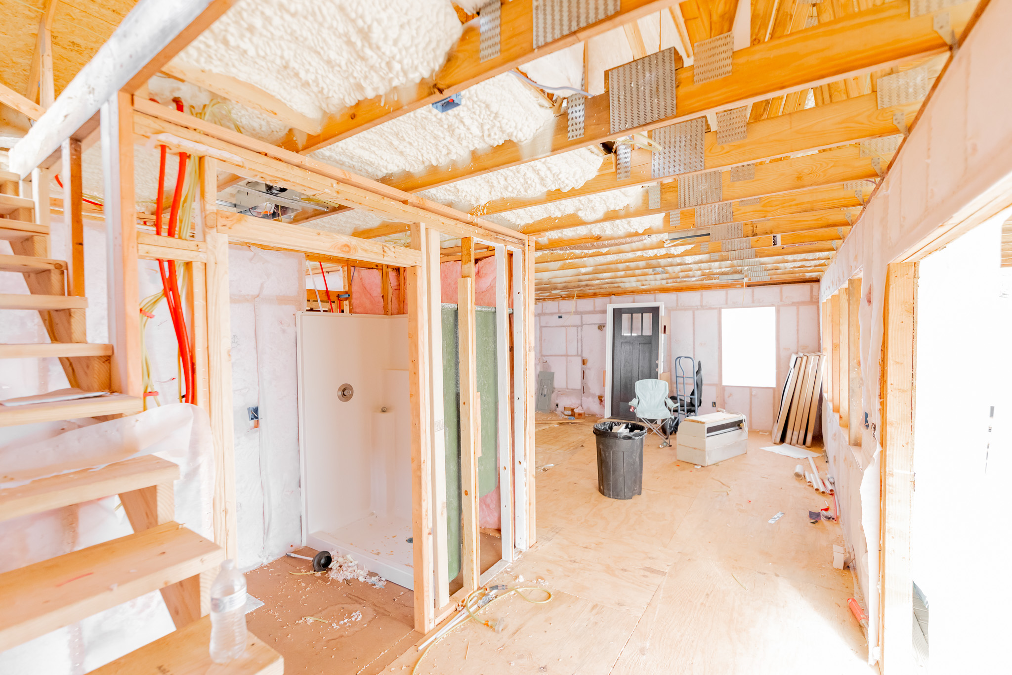 Two-Story Addition & Staircase Framing