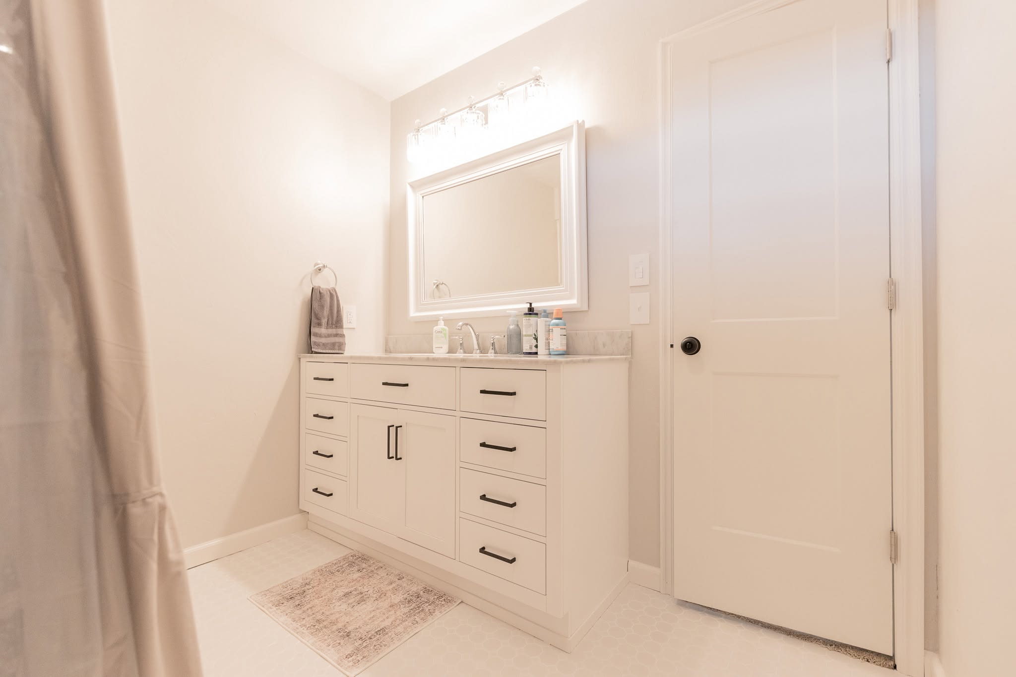 Luxury Primary Bath Vanity & Marble Suite