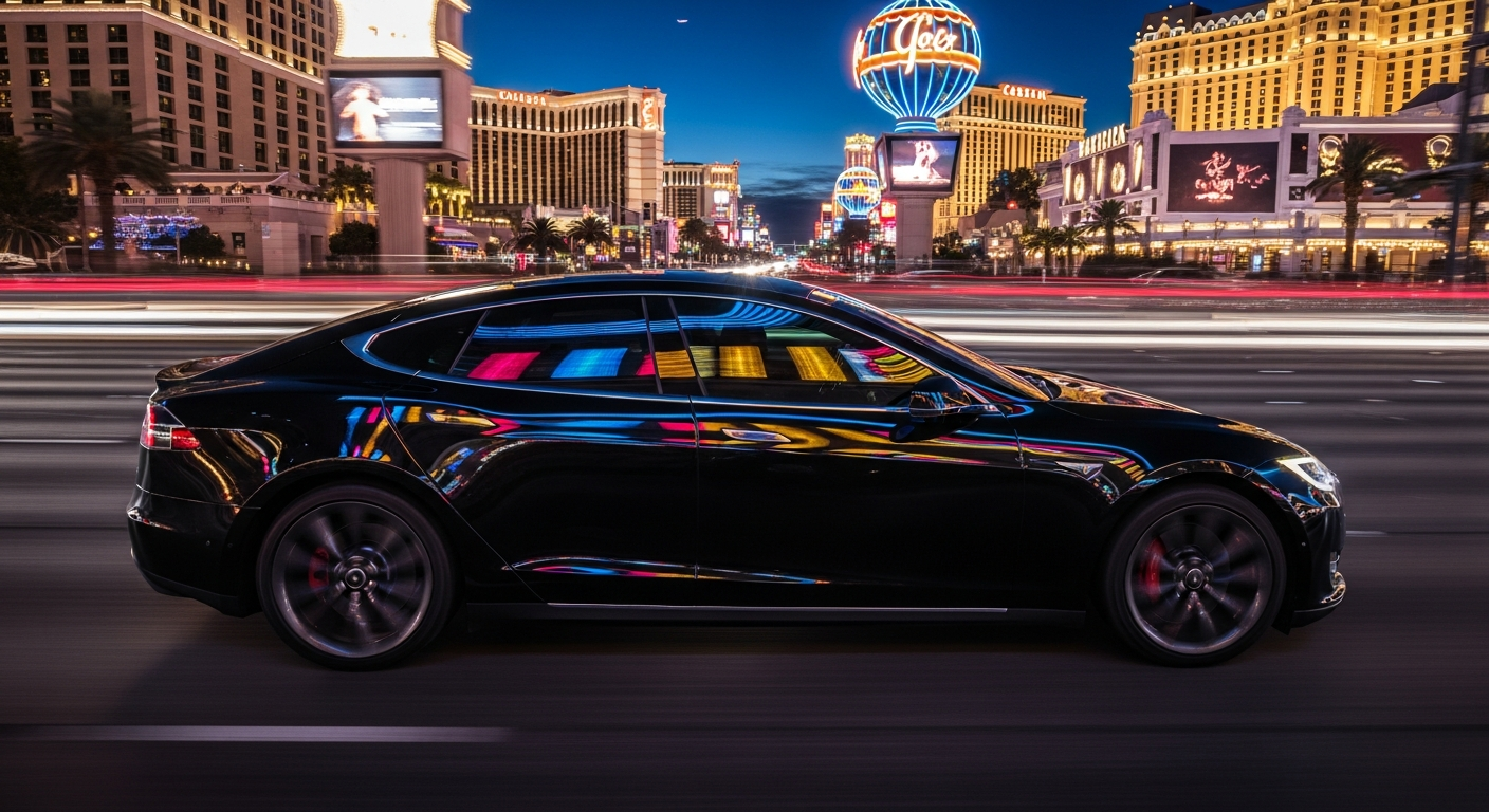 Luxury Tesla in Las Vegas