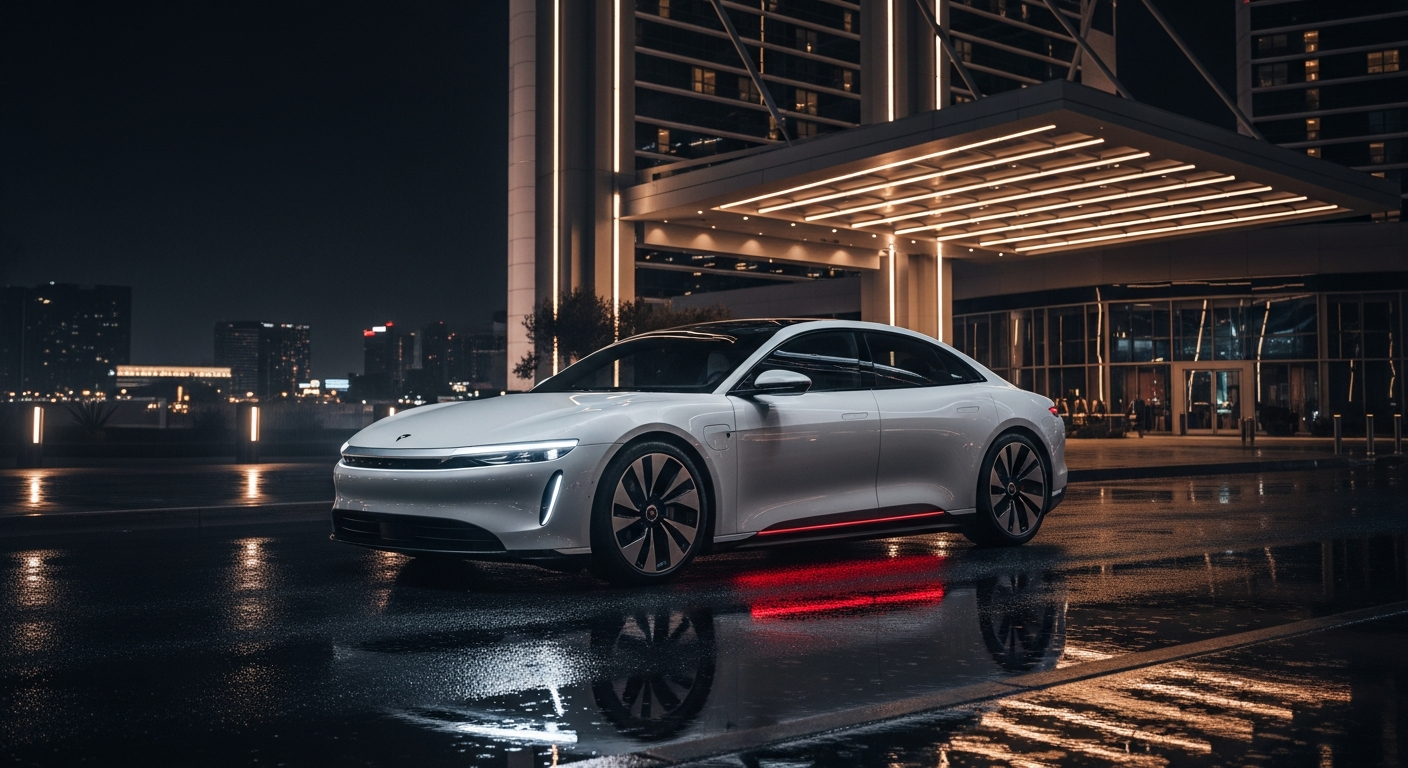 Luxury electric sedan