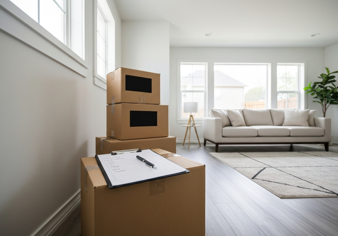 Organized moving preparation