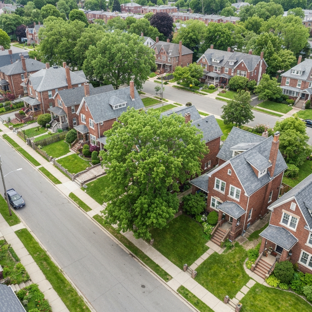 Quiet Edgewood neighborhood