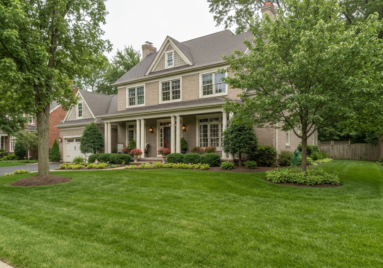 Photorealistic Cincinnati-area suburban home in Finneytown