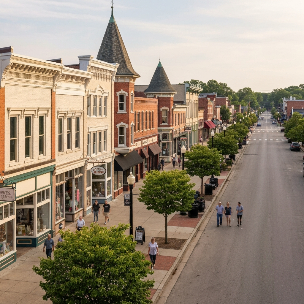 Historic downtown Lebanon