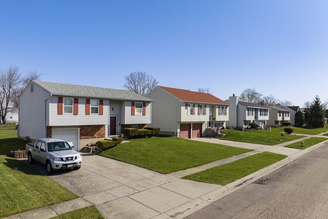 Residential neighborhood street in Forest Park Ohio