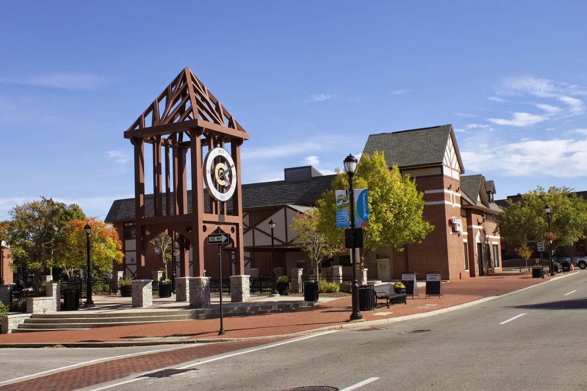 Historic Fort Thomas neighborhood with restored homes