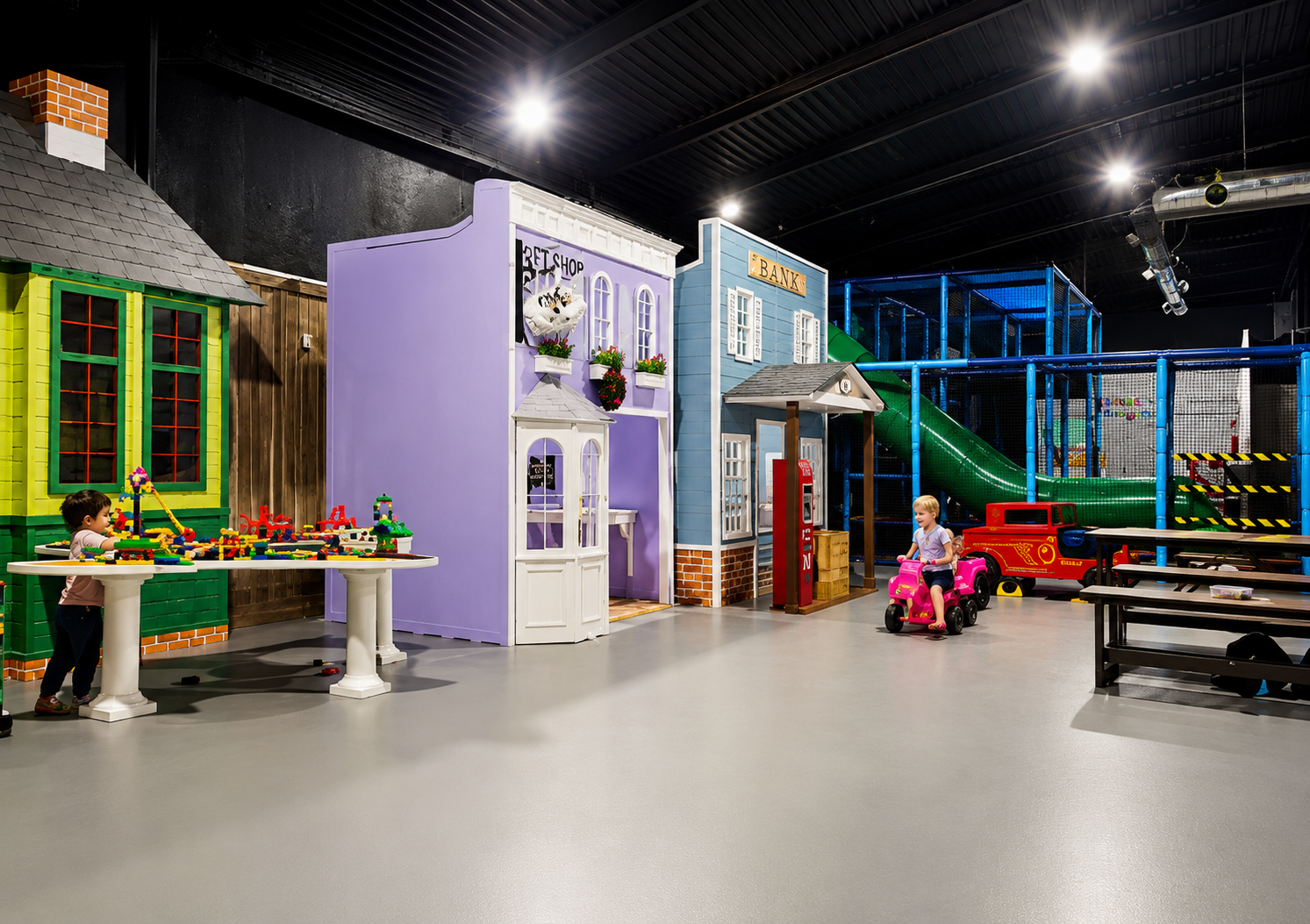 eKids Indoor Playground Miniature Town