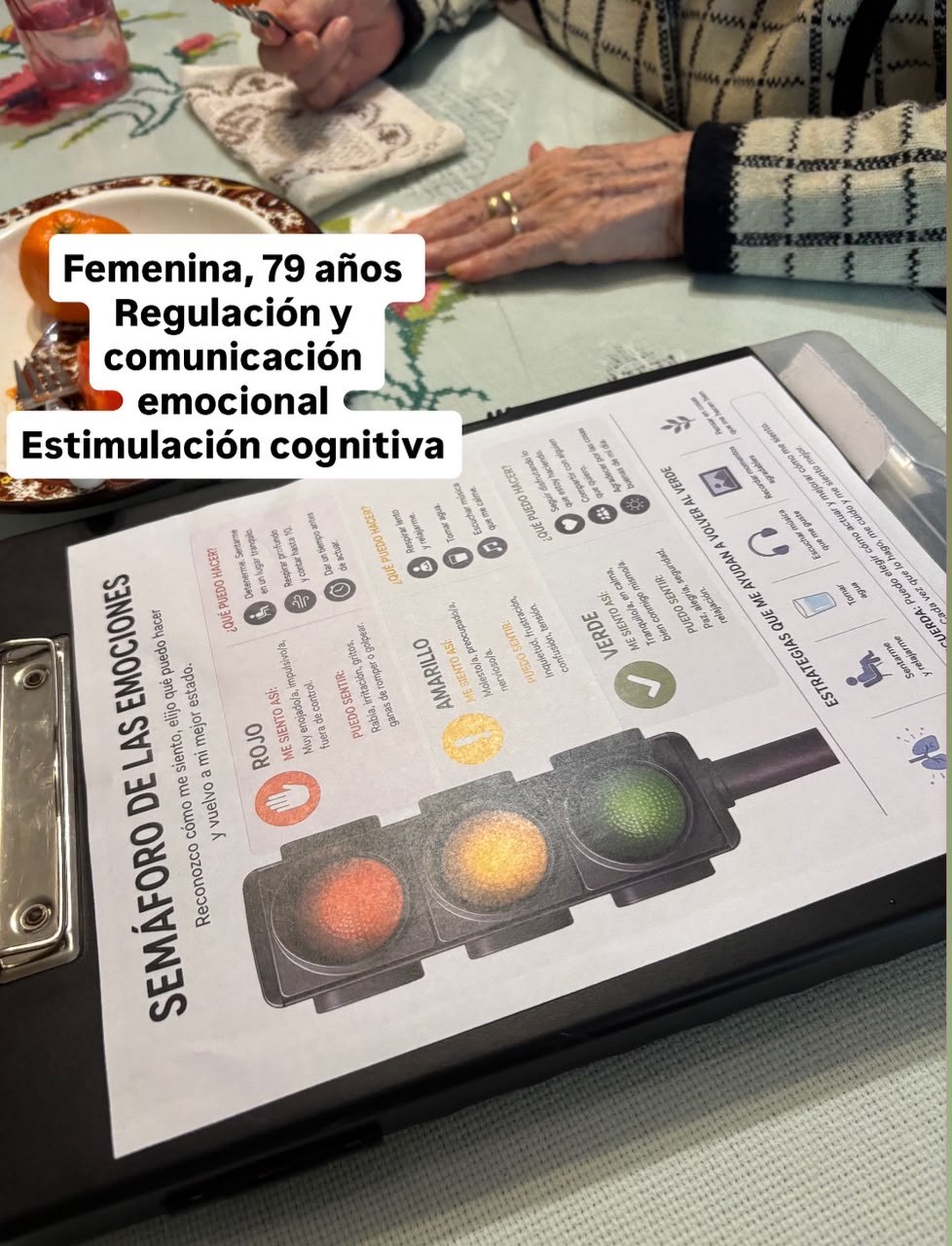 Actividad de regulación emocional