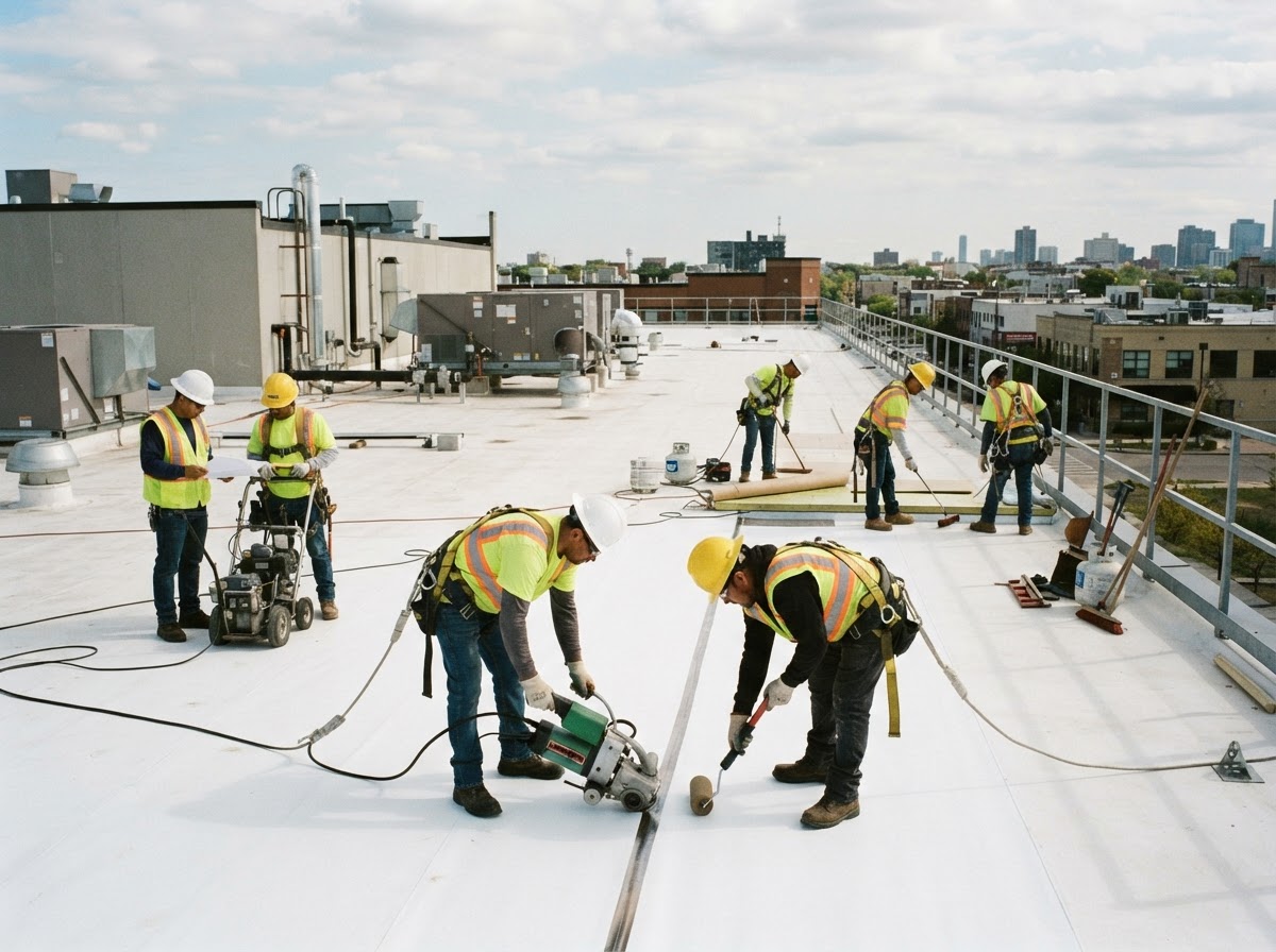 Metro Shields Contracting field crew